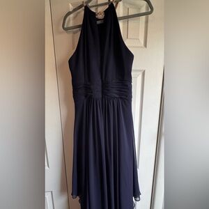 Eliza J Elegant Navy Evening Gown-size 12
